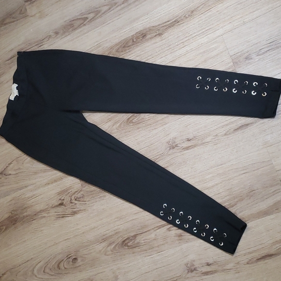 Michael Kors Leggings with Lace Up Detail - Picture 2 of 8